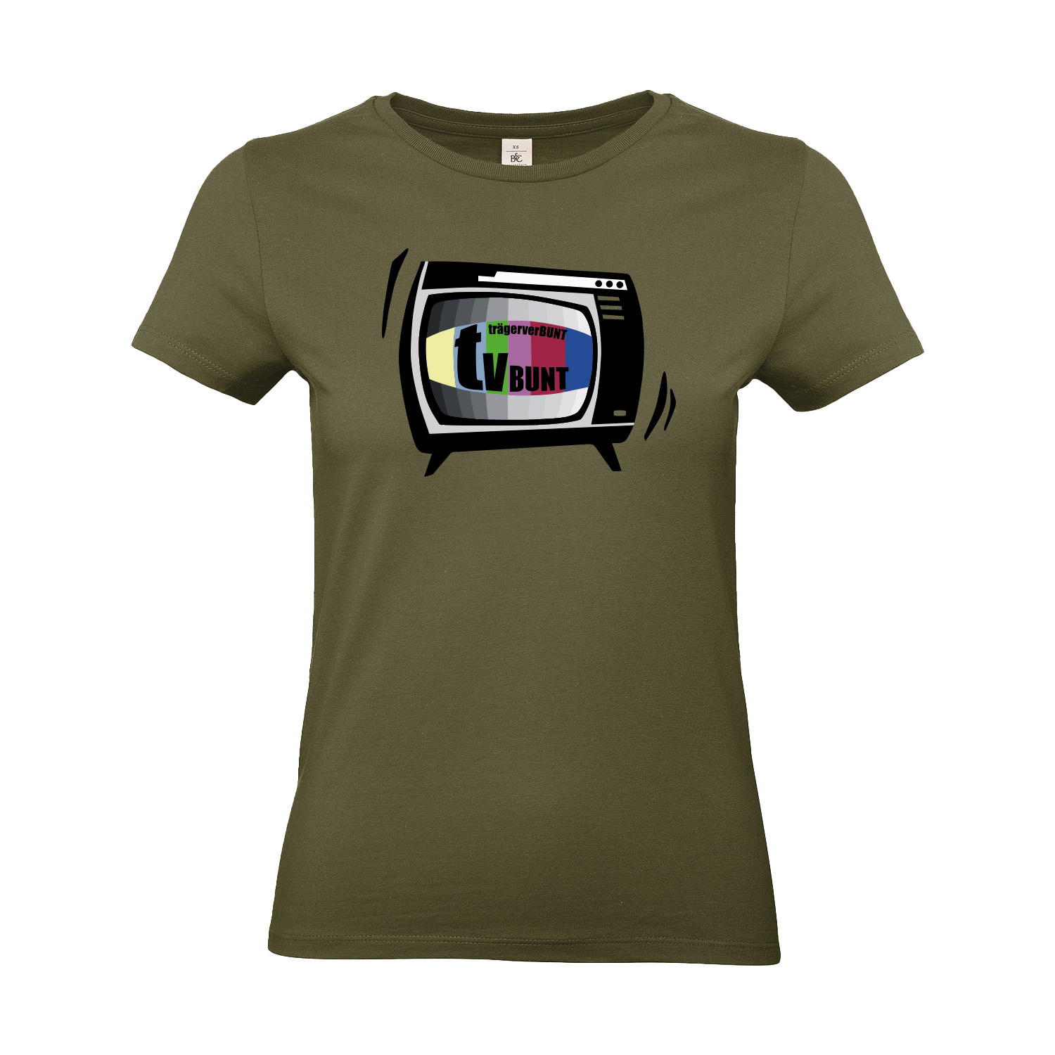 T-Shirt tailliert »TV Bunt Logo«          